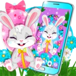 Logo of Cute bunny live wallpaper android Application 